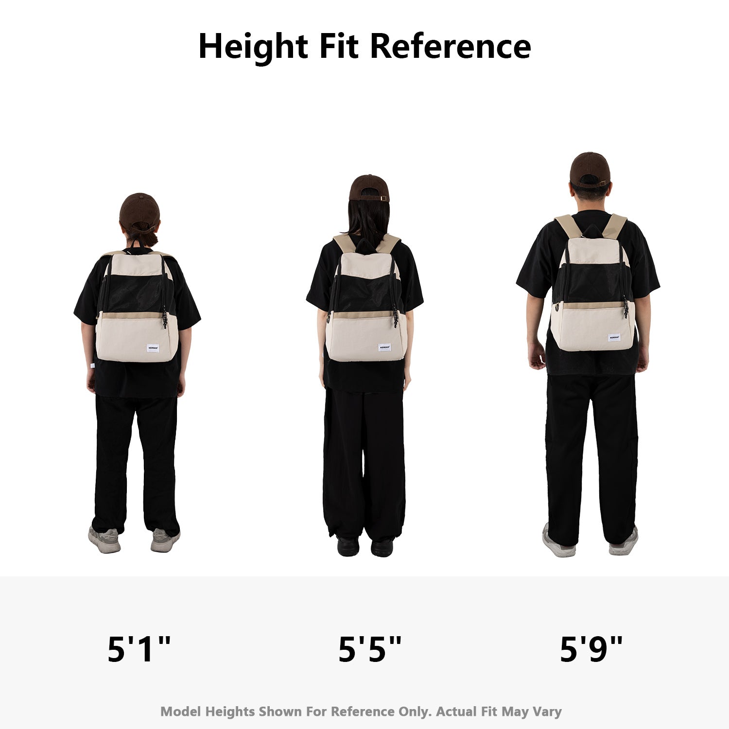 Lightweight Pet Carrier Backpack - Model Size Reference | HiDREAM Pets