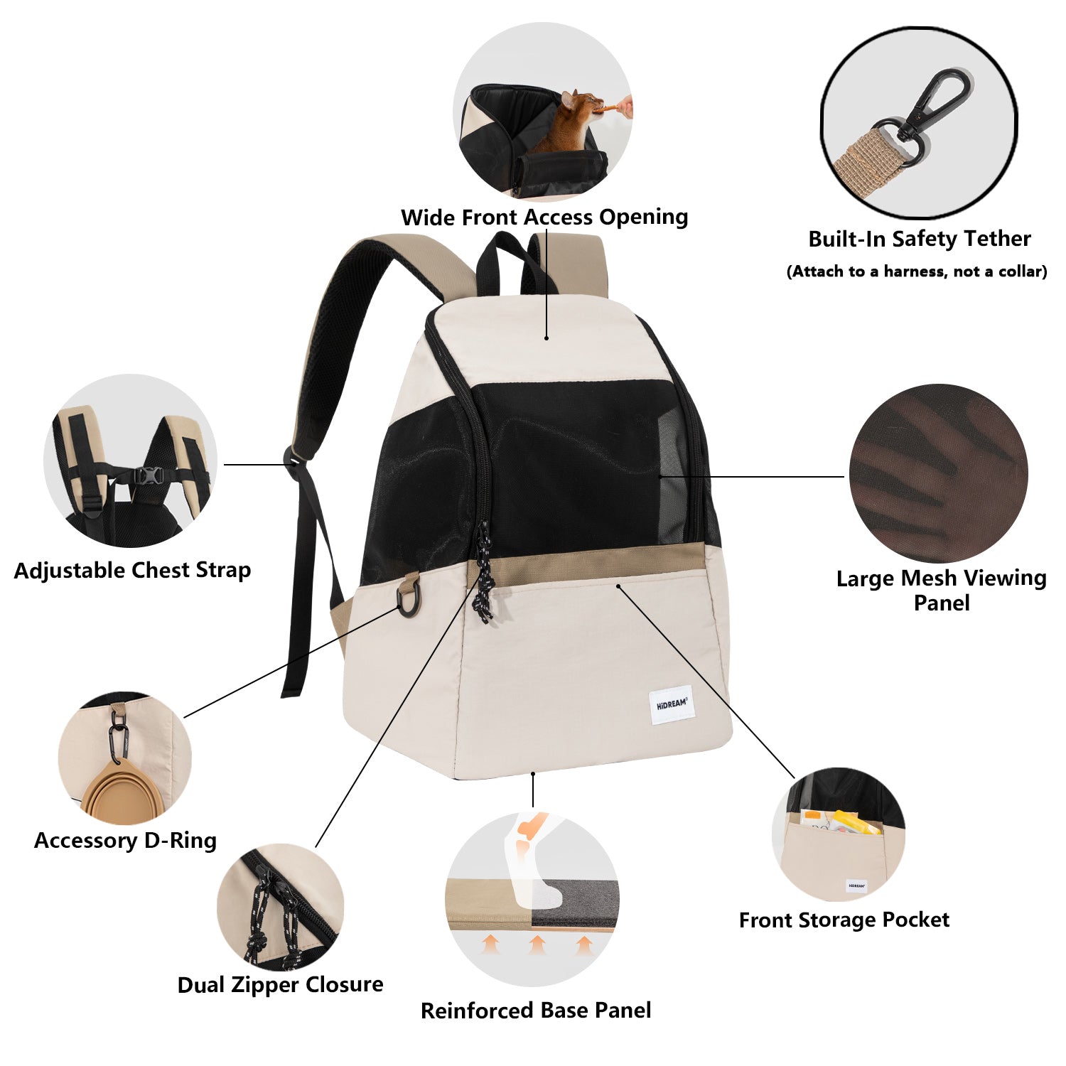 Lightweight Pet Carrier Backpack