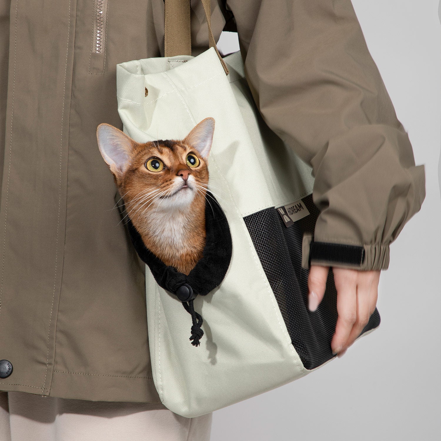 Color-Block Pet Carrier Tote