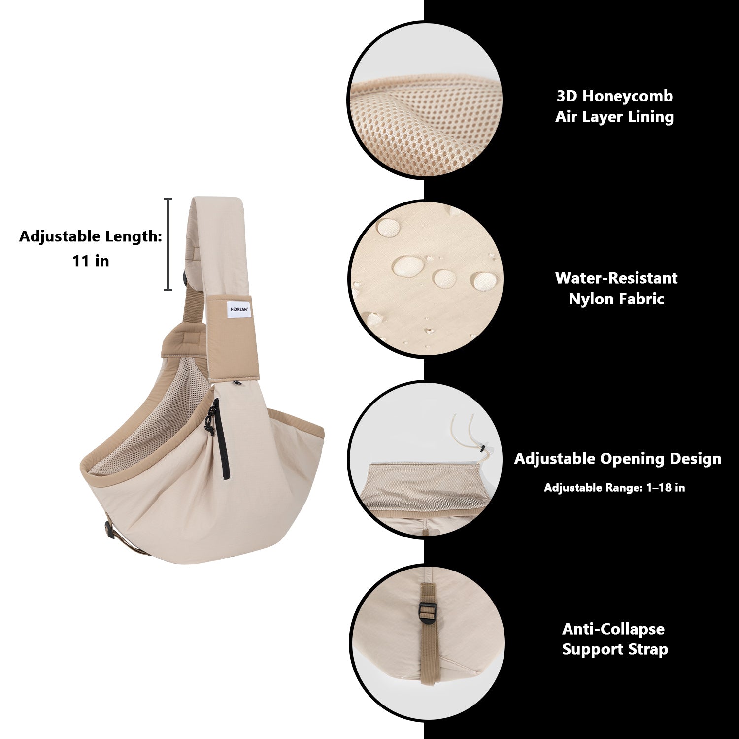 Adjustable Pet Carrier Sling Bag