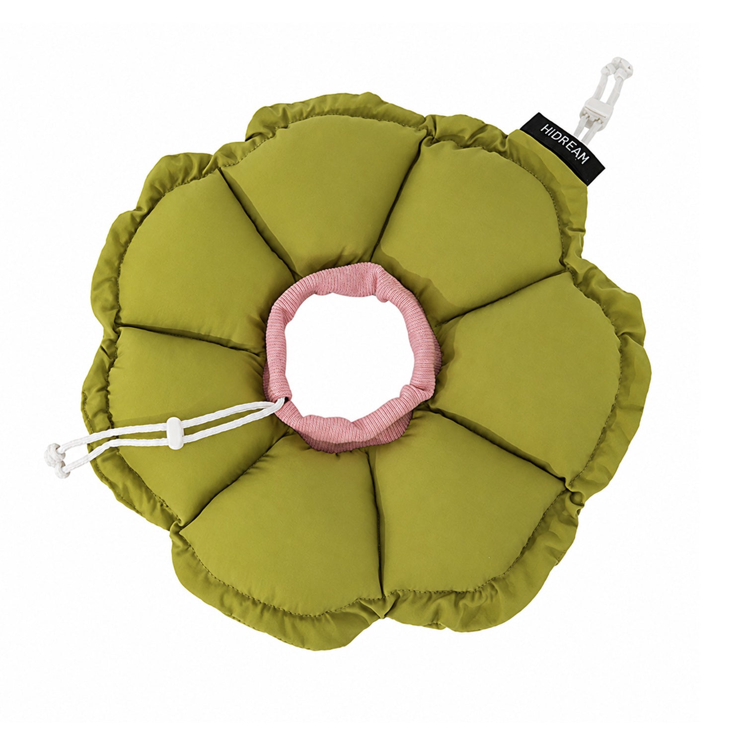 Enhanced Flower Pet Recovery Collar - Green Flower Color | HiDREAM Pets