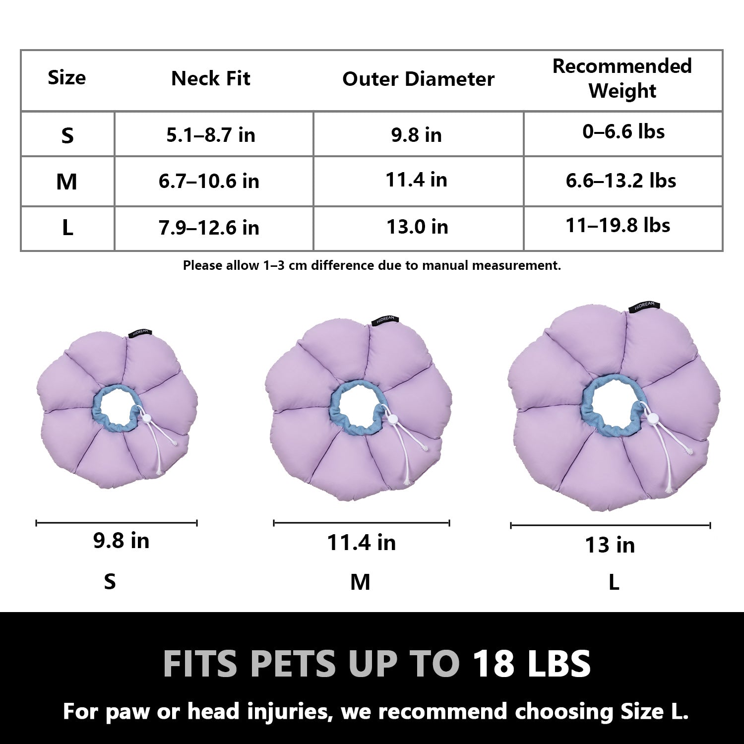 Flower Pet Recovery Collar