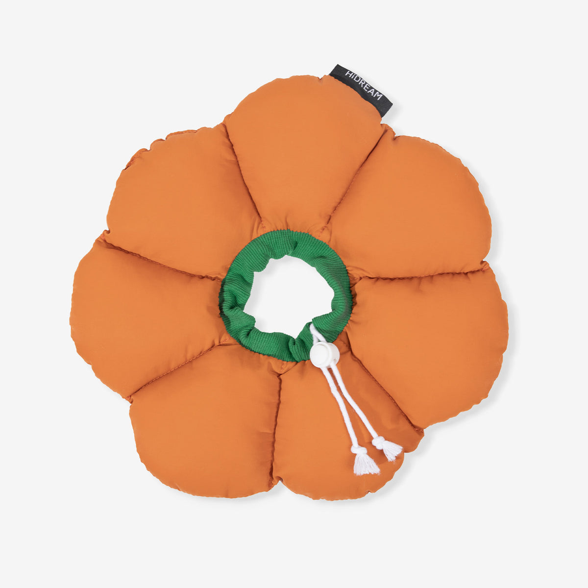 Orange flower cone for cats and small dogs