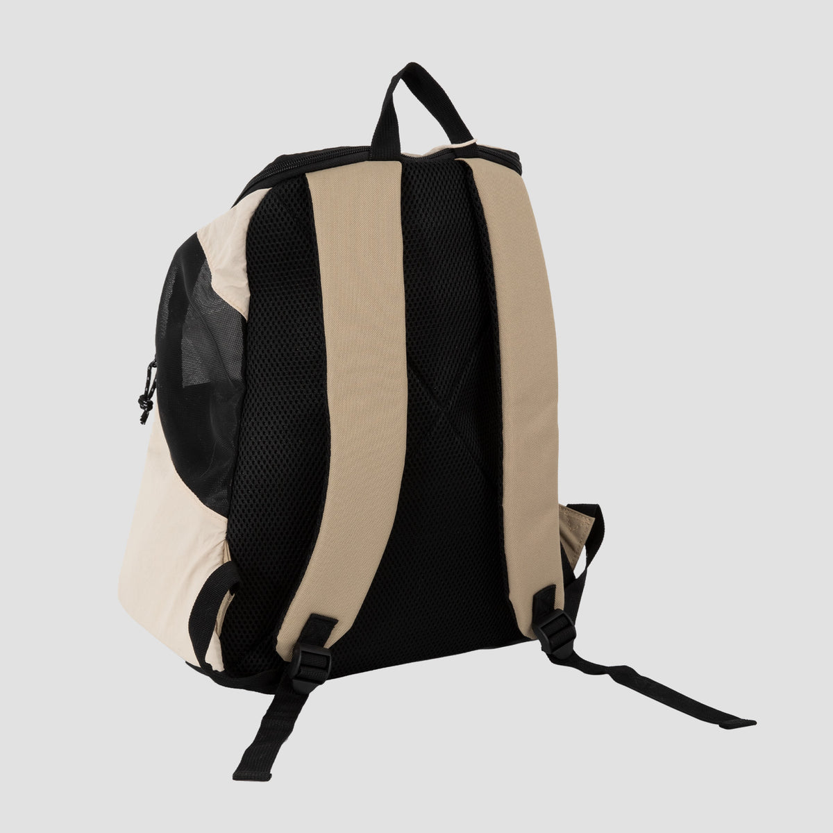 Back view of a lightweight pet carrier backpack with padded shoulder straps for everyday carrying