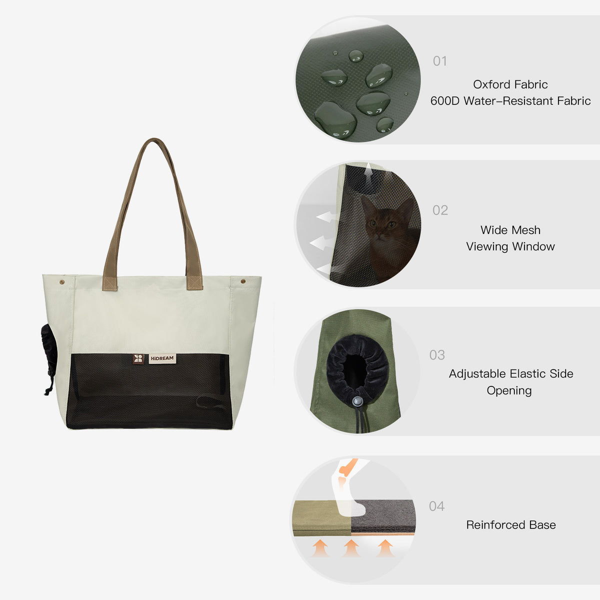 Pet carrier tote key benefits including breathable visibility easy access and comfortable everyday carrying